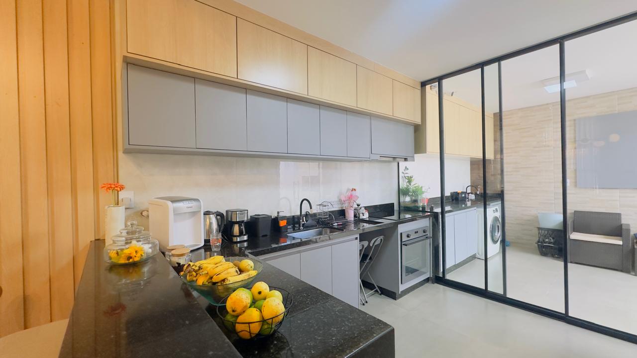 Cozinha com ilha gourmet